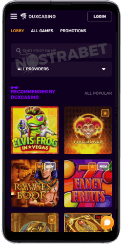 Dux Casino Download Mobiele App